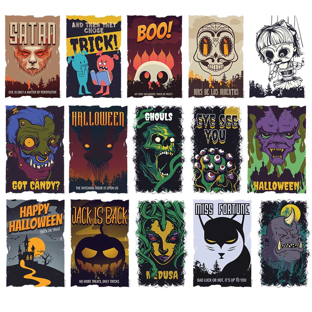 Halloween t-shirt designs for print